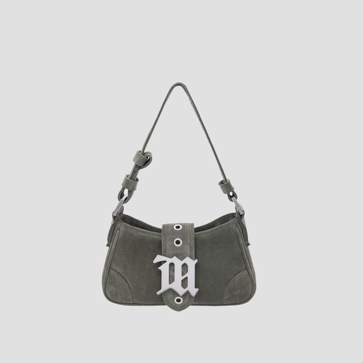 MISBHV MOSS SUEDE SHOULDER BAG SMALL 231A405