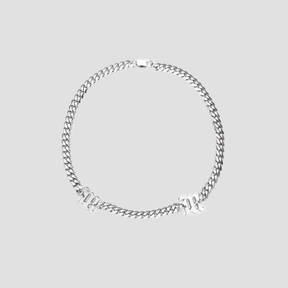 MISBHV SILVER CURB LINK CHOKER 3021A160