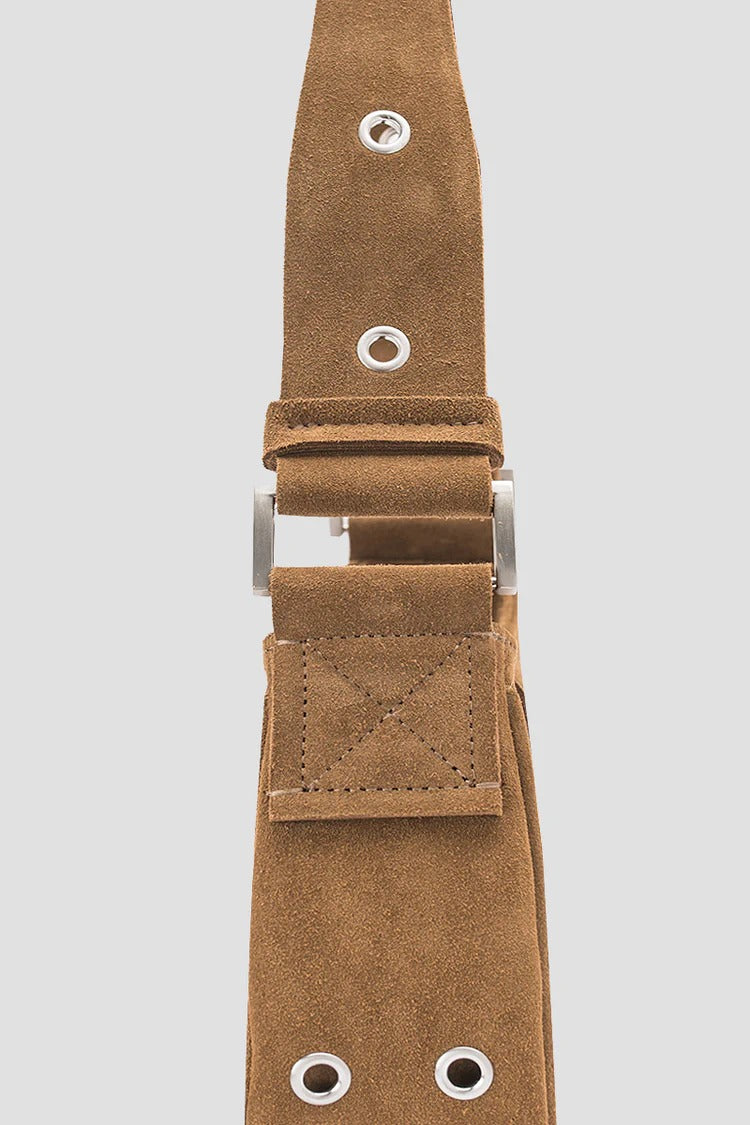 dây túi MISBHV TABACCO SUEDE SHOULDER BAG SMALL 122A408