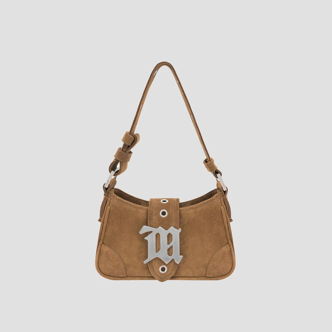 MISBHV TABACCO SUEDE SHOULDER BAG SMALL 122A408