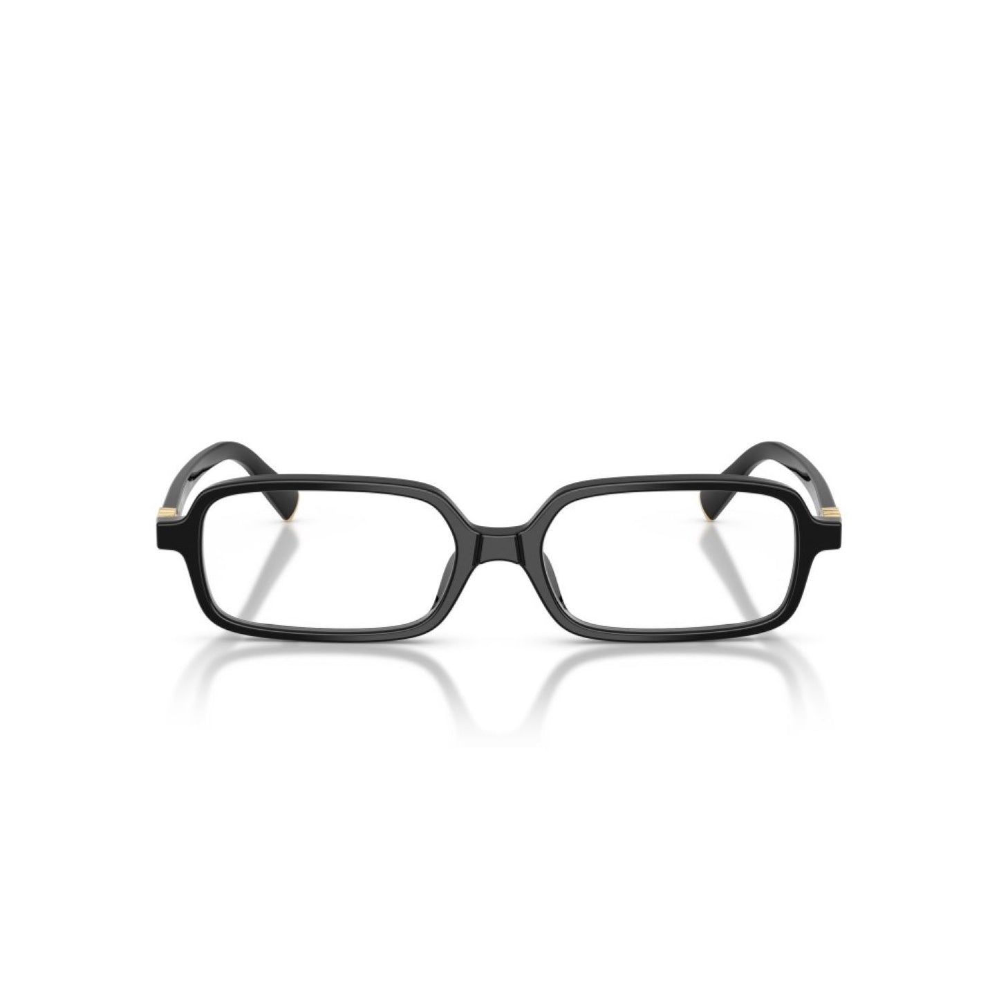Front Miu Miu 01YV 16K1O1 Square Eyeglasses on a white background