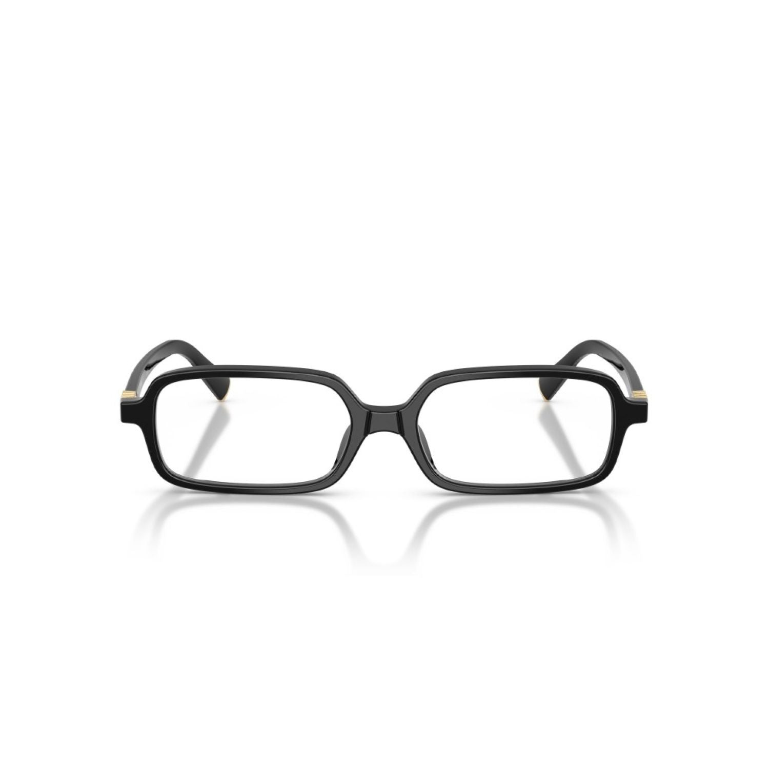 Front Miu Miu 01YV 16K1O1 Square Eyeglasses on a white background