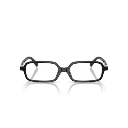 Front Miu Miu 01YV 16K1O1 Square Eyeglasses on a white background