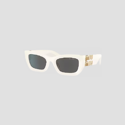 MIU MIU GLIMPSE MU09WS 1425S0 SUNGLASSES IN WHITE SMU09W_E142_F05S0_C_053