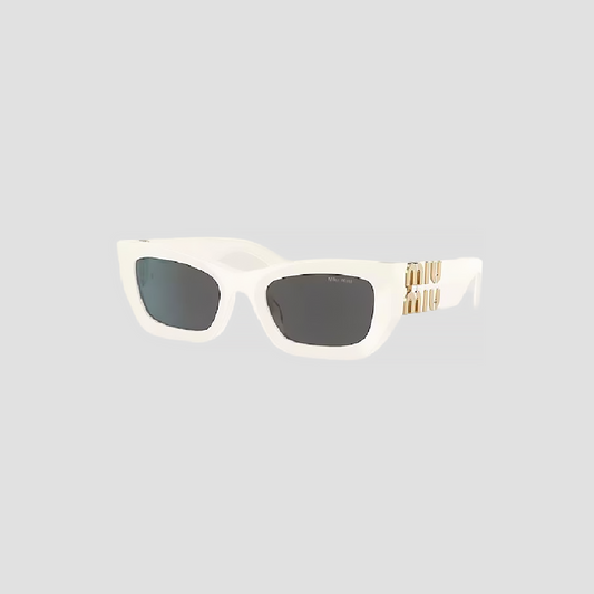 MIU MIU GLIMPSE MU09WS 1425S0 SUNGLASSES IN WHITE SMU09W_E142_F05S0_C_053