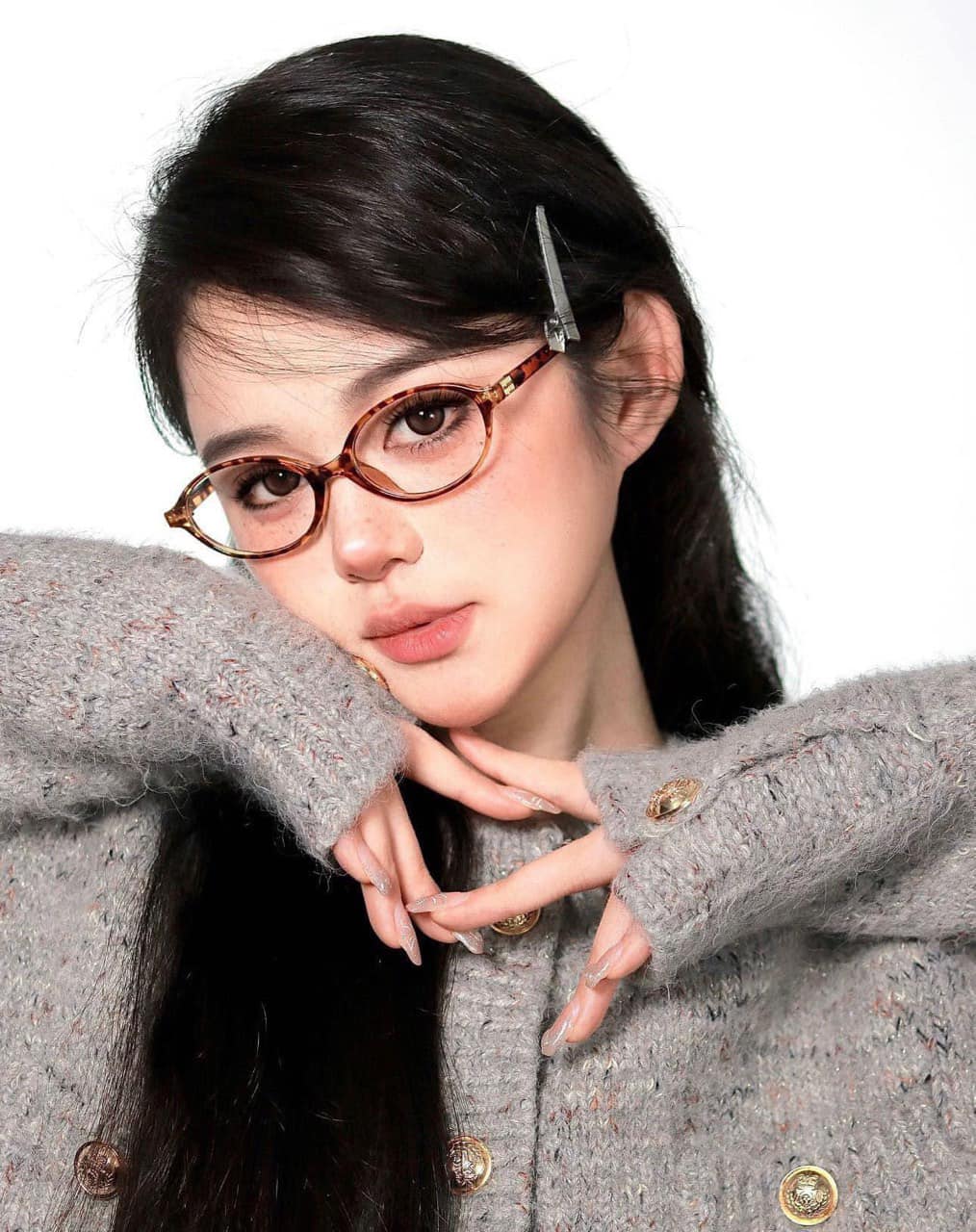 nữ đeo kính MIU MIU MU 01XV VAU101 EYEGLASSES