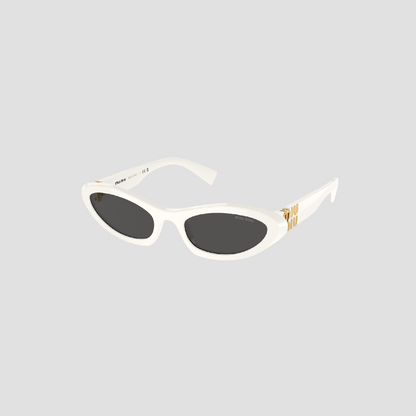 MIU MIU MU 09YS 1425S0 GLIMPSE SUNGLASSES SLATE GRAY LENSES