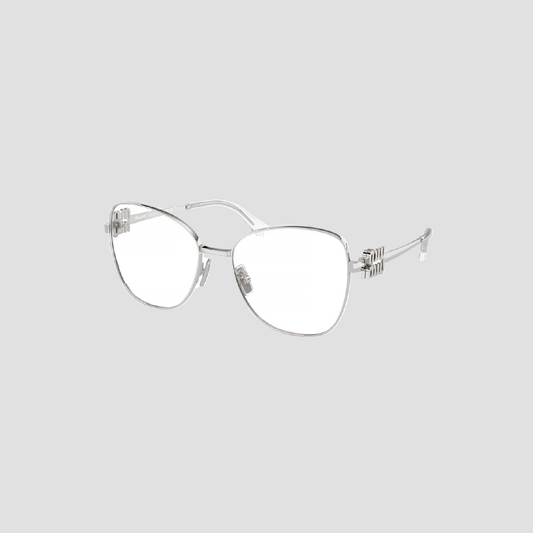 MIU MIU MU 50XV 1BC1O1 SILVER EYEGLASSES