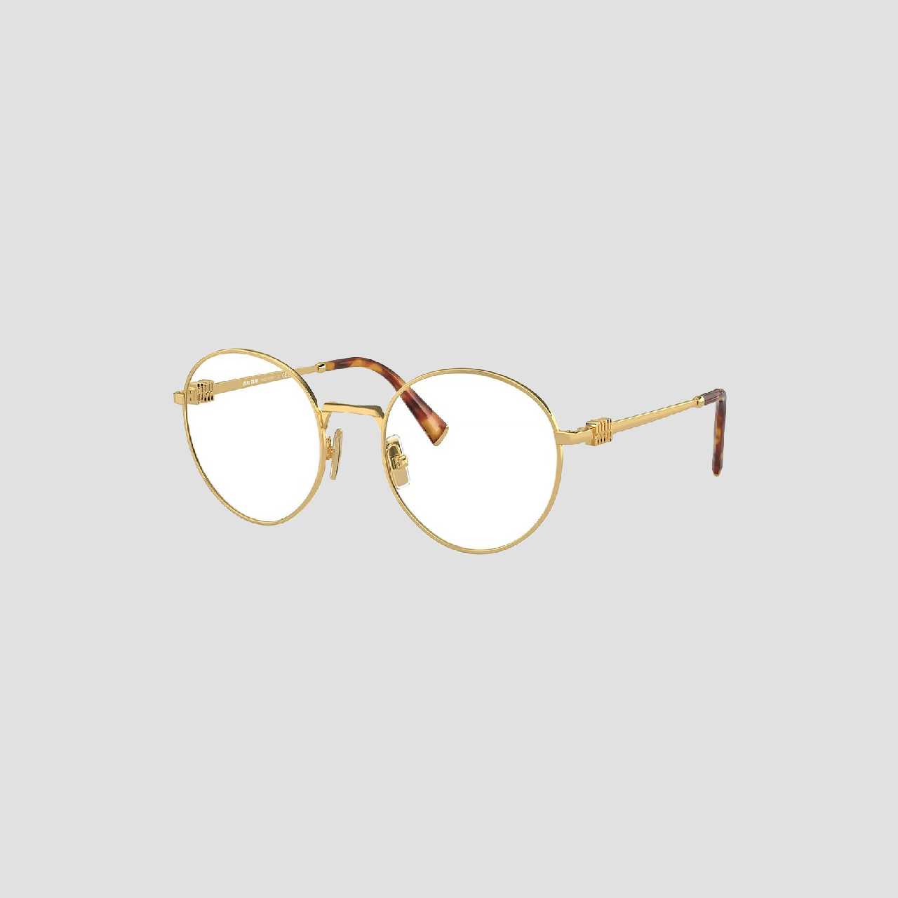 MIU MIU MU 52XV 5AK101 ROUND EYEGLASSES