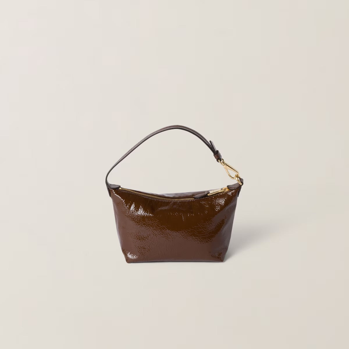 Miu Miu Naplak Patent Leather Pouch Palisander – Blank Room