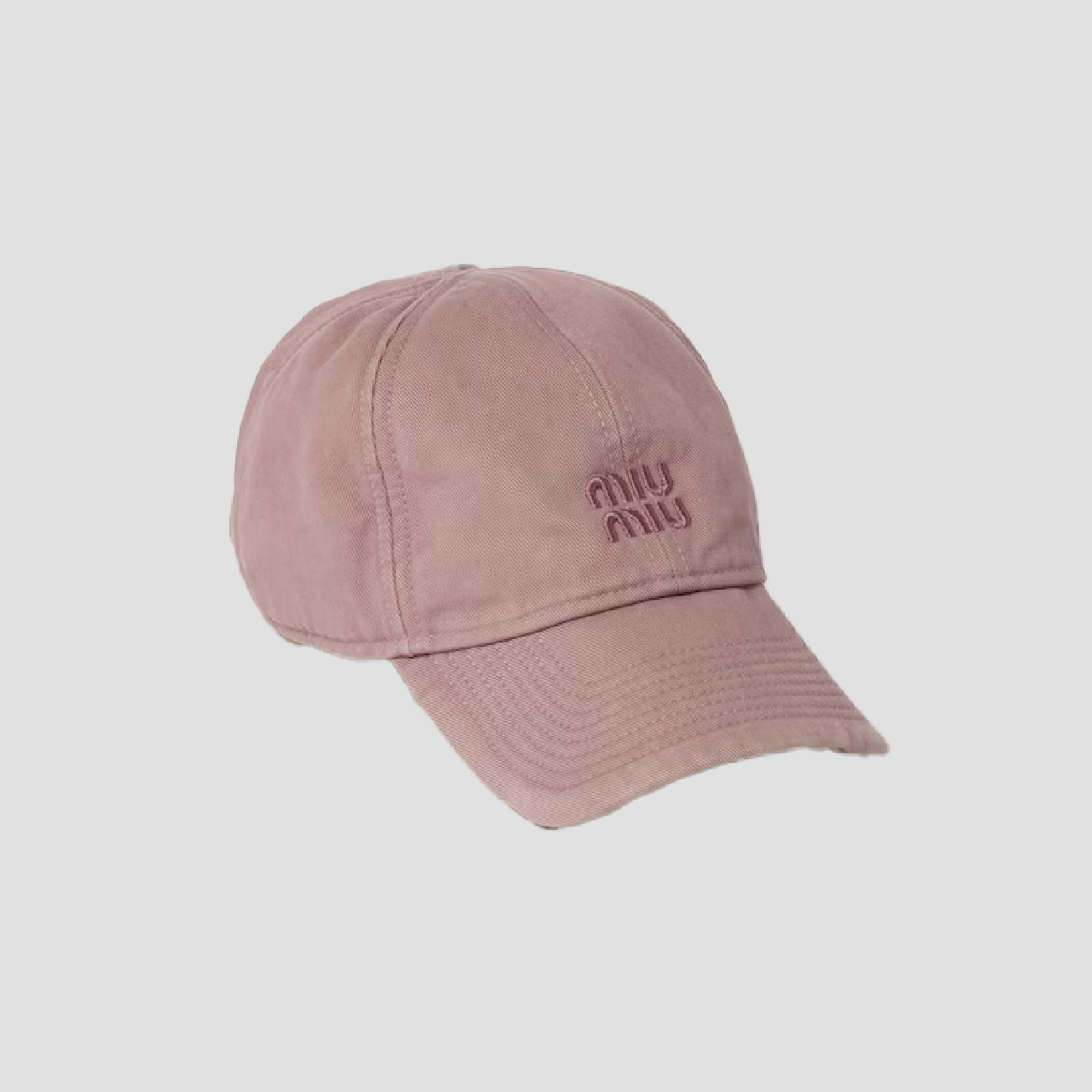 Baseball Raspberry Miu Miu Raspberry Drill Baseball Cap – Blank Room