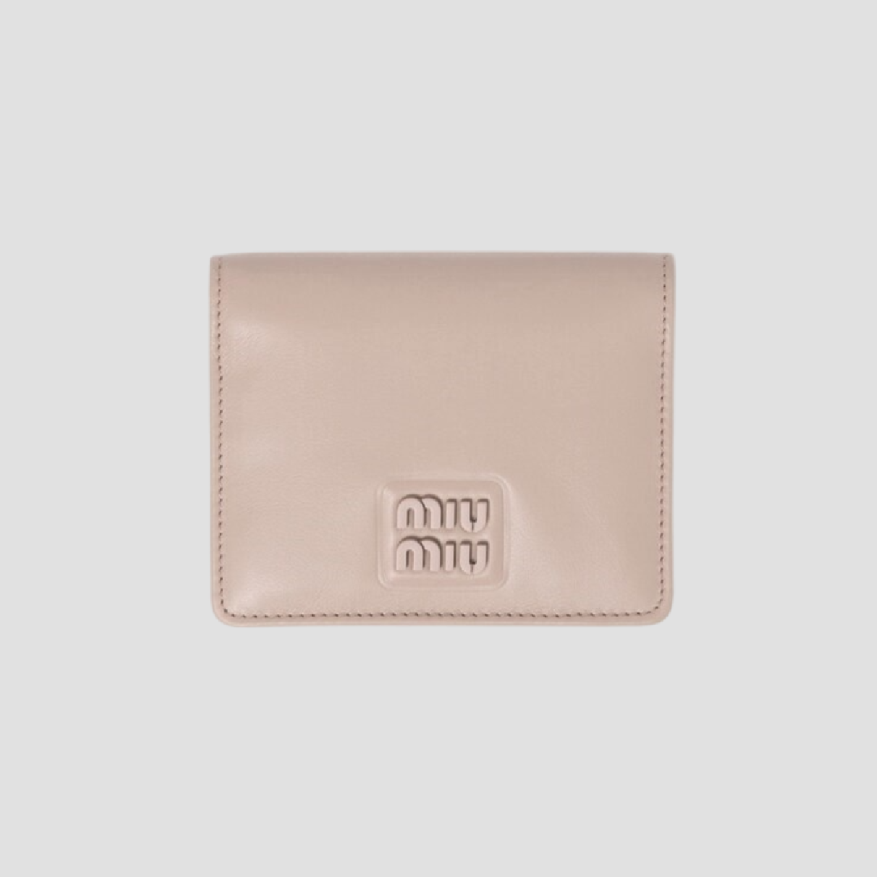 MIU MIU SMALL LEATHER WALLET BEAN PASTE COLOUR 5MV204_2F8K_F0770