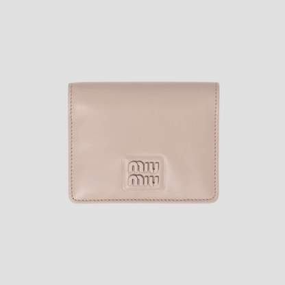 MIU MIU SMALL LEATHER WALLET BEAN PASTE COLOUR 5MV204_2F8K_F0770