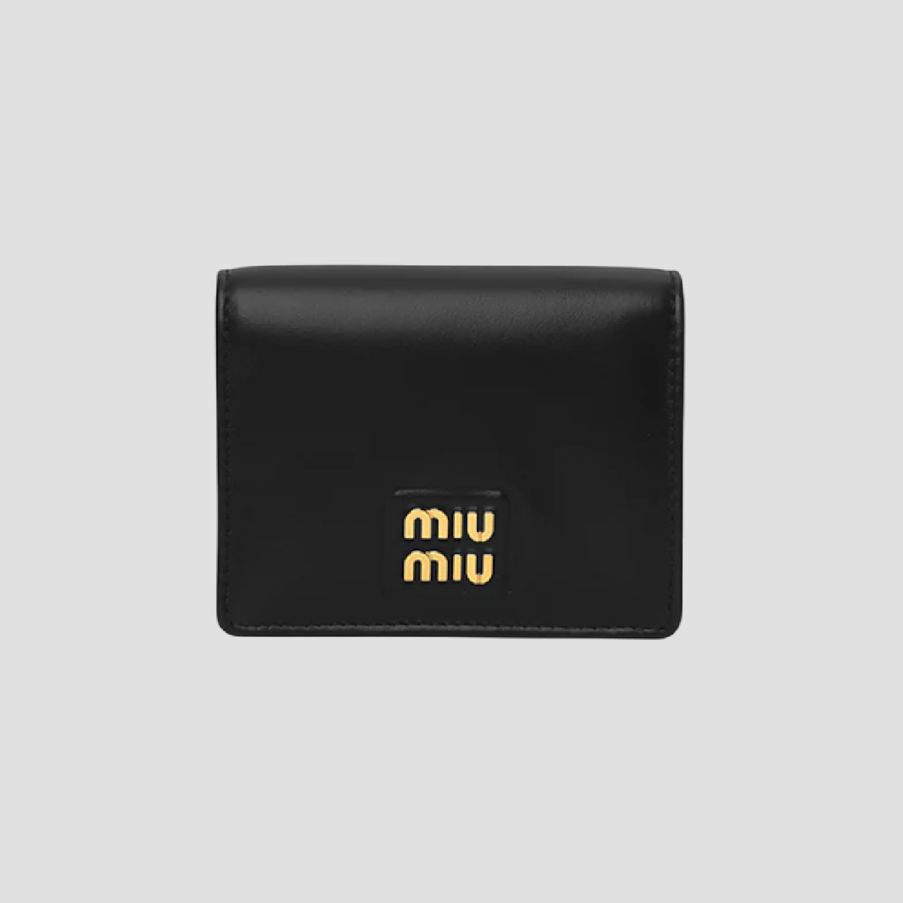 MIU MIU SMALL LEATHER WALLET BLACK 5MV204_2E6Y_F0002