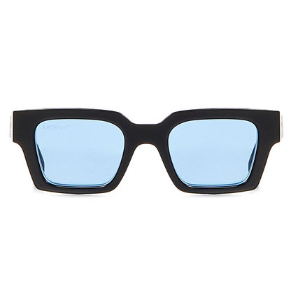 mặt trước kính OFF-WHITE BLACK BLUE VIRGIL SUNGLASSES OERI008C99PLA0021045