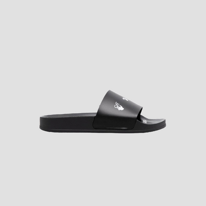 OFF-WHITE BLACK DROWNING MAN LOGO SLIDER OMIA088F21FAB0041001