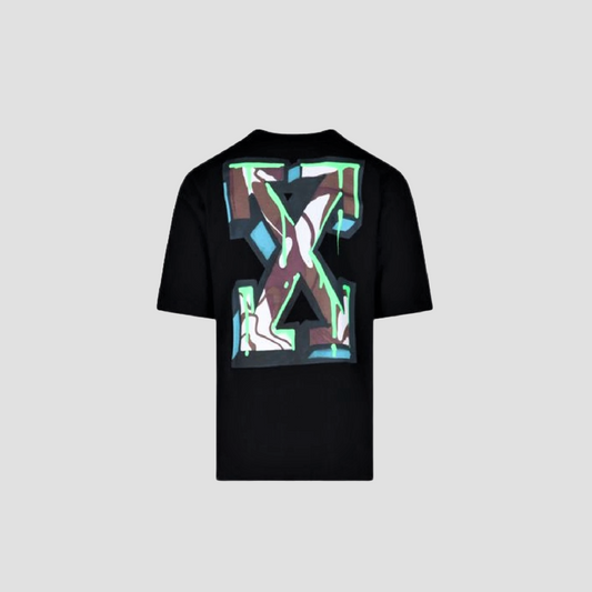 OFF-WHITE BLACK NEEN ARROW SKATE S/S T-SHIRT OMAA119S22JER0081001