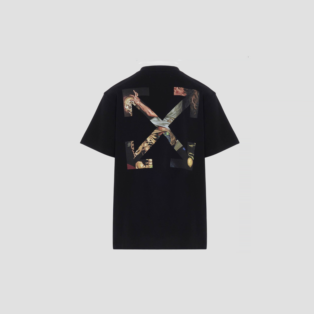 OFF-WHITE BLACK PASCAL ARROW S/S OVER T-SHIRT OMAA038F20FAB0021001