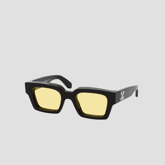 OFF-WHITE BLACK YELLOW VIRGIL SUNGLASSES OERI008C99PLA0021018