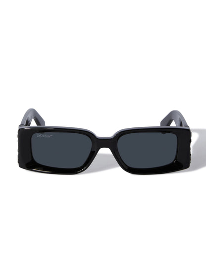 mặt trước kính OFF-WHITE ROMA SUNGLASSES IN BLACK OERI098F23PLA0011007