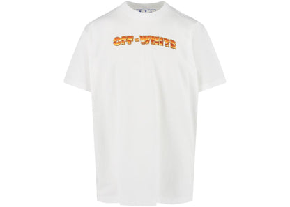 mặt trước áo OFF-WHITE WHITE ORANGE ARROW T-SHIRT AA038S22-JER00-50120