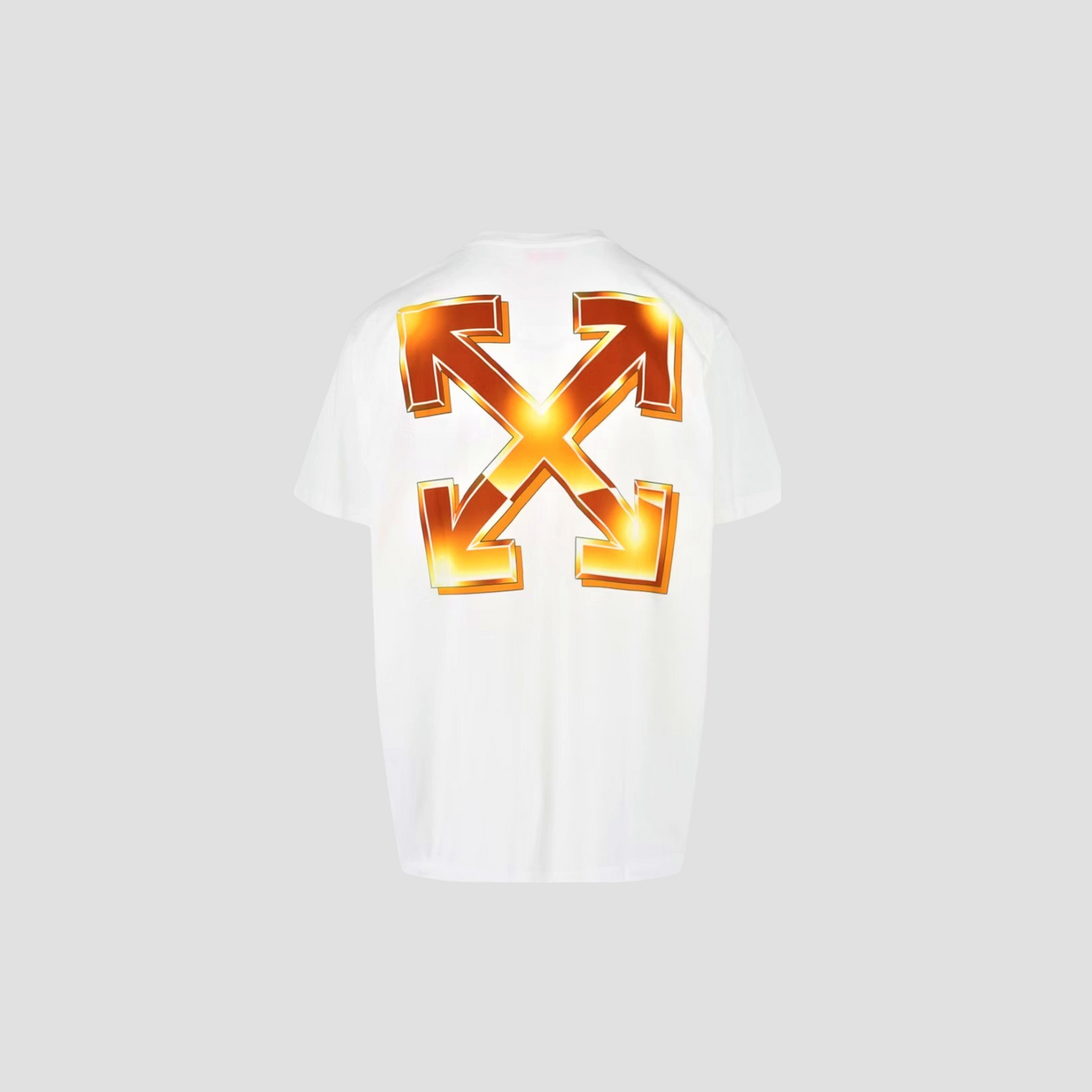 OFF-WHITE WHITE ORANGE ARROW T-SHIRT AA038S22-JER00-50120