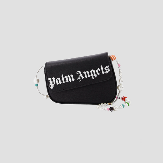 PALM ANGELS MINI CRASH BAG BLACK