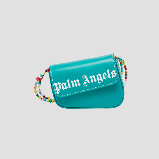 PALM ANGELS MINI CRASH BAG GREEN 