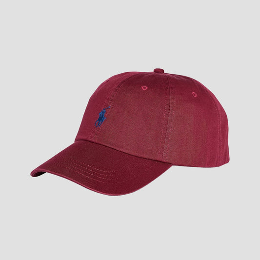 Polo Ralph Lauren Cotton Chino Ball Cap Classic Wine 710667709032