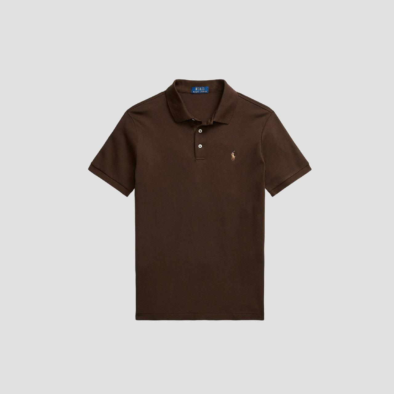 Polo Ralph Lauren Soft Cotton Polo Classic Fit Men Nutmeg Brown 710660606183