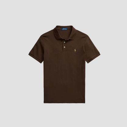 Polo Ralph Lauren Soft Cotton Polo Classic Fit Men Nutmeg Brown 710660606183