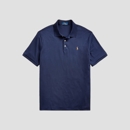 Polo Ralph Lauren Men’s Soft Cotton Polo Shirt Classic Fit – Refined Navy 710666999003