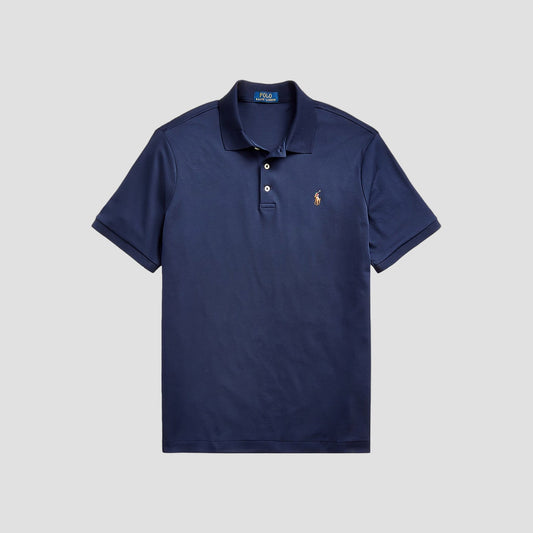 Polo Ralph Lauren Men’s Soft Cotton Polo Shirt Classic Fit – Refined Navy 710666999003