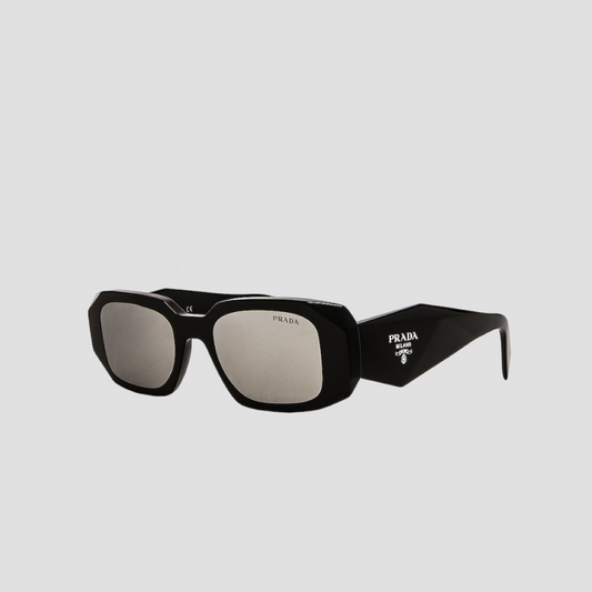 PRADA PR 17WSF 1AB2B0 SUNGLASSES MIRRORED GREY LENSES