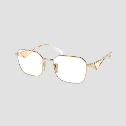 Prada PR 51AV ZVN1O1 Pale Gold Eyeglasses