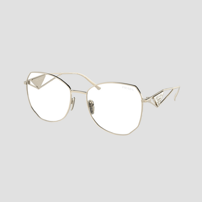 Prada PR 57YS ZVN08N Symbole Light Gold Eyeglasses SPR57Y_SZVN_FE08N_C_057