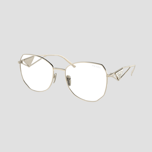 Prada PR 57YS ZVN08N Symbole Light Gold Eyeglasses SPR57Y_SZVN_FE08N_C_057