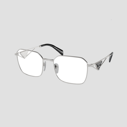 Prada PR A51V 1BC1O1 Silver Square Eyeglasses