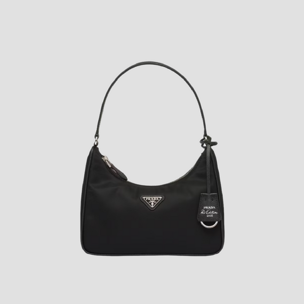 PRADA RE-EDITION 2005 RE-NYLON AND SAFFIANO MINI BAG BLACK 1NE204_R064_F0002