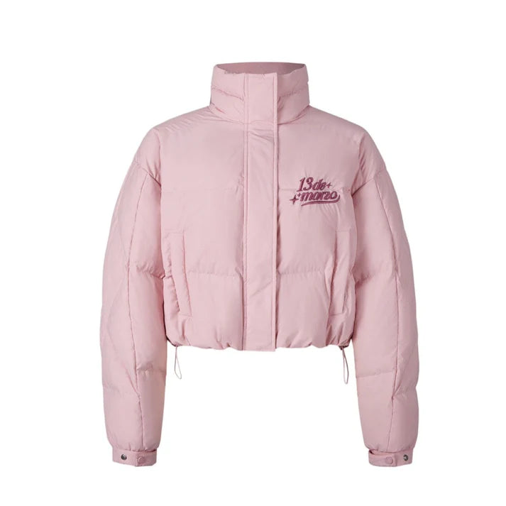 13DE MARZO Doozoo Luminous Down Jacket Pink Blank Room