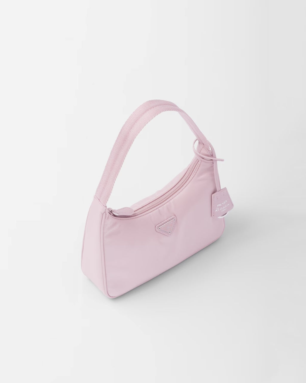 chi tiết túi RE-NYLON PRADA RE-EDITION 2000 MINI BAG ALABASTER PINK authentic tại blankroom việt nam