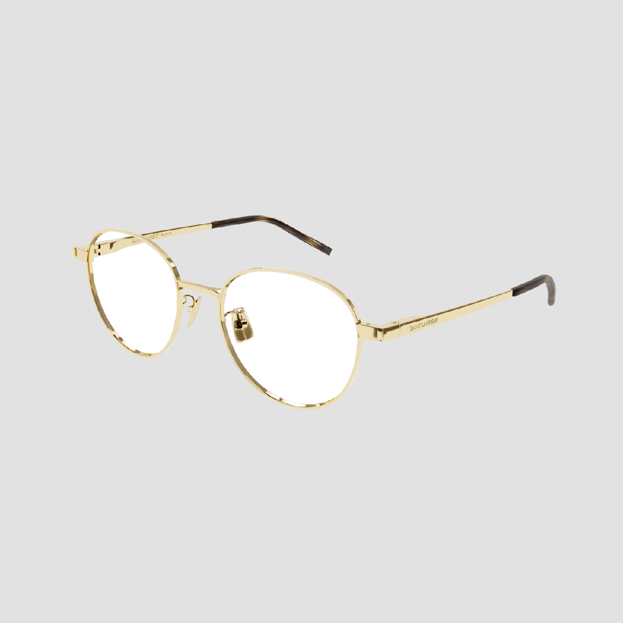 SAINT LAURENT SL 532 003 GOLD EYEGLASSES