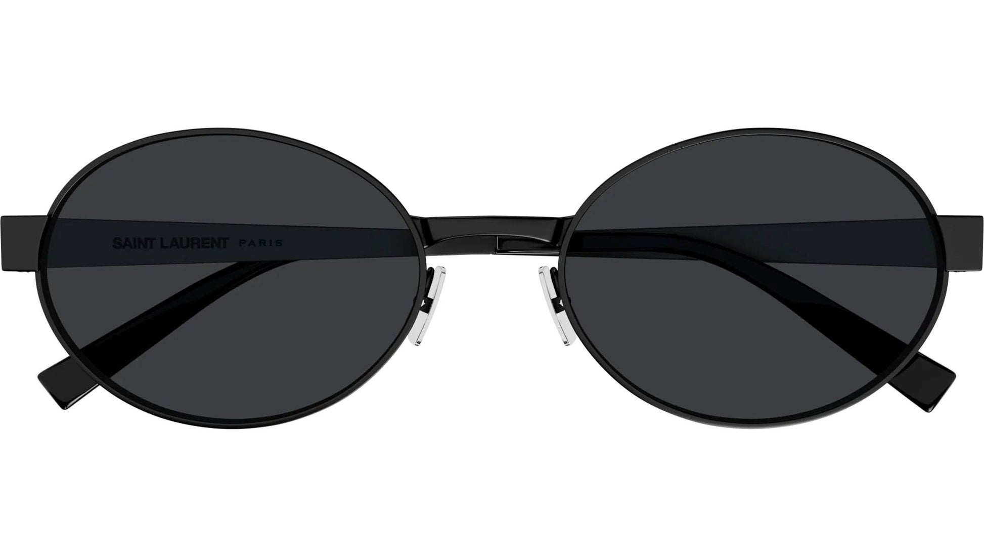 Saint Laurent SL 692 001 Oval Sunglasses on a white background