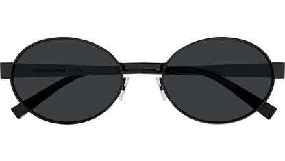 Saint Laurent SL 692 001 Oval Sunglasses on a white background