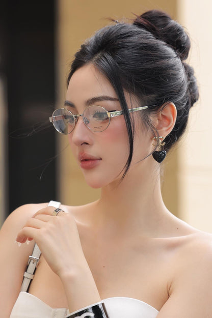 nữ đeo kính SAINT LAURENT SL 692 OPT 001 SILVER
