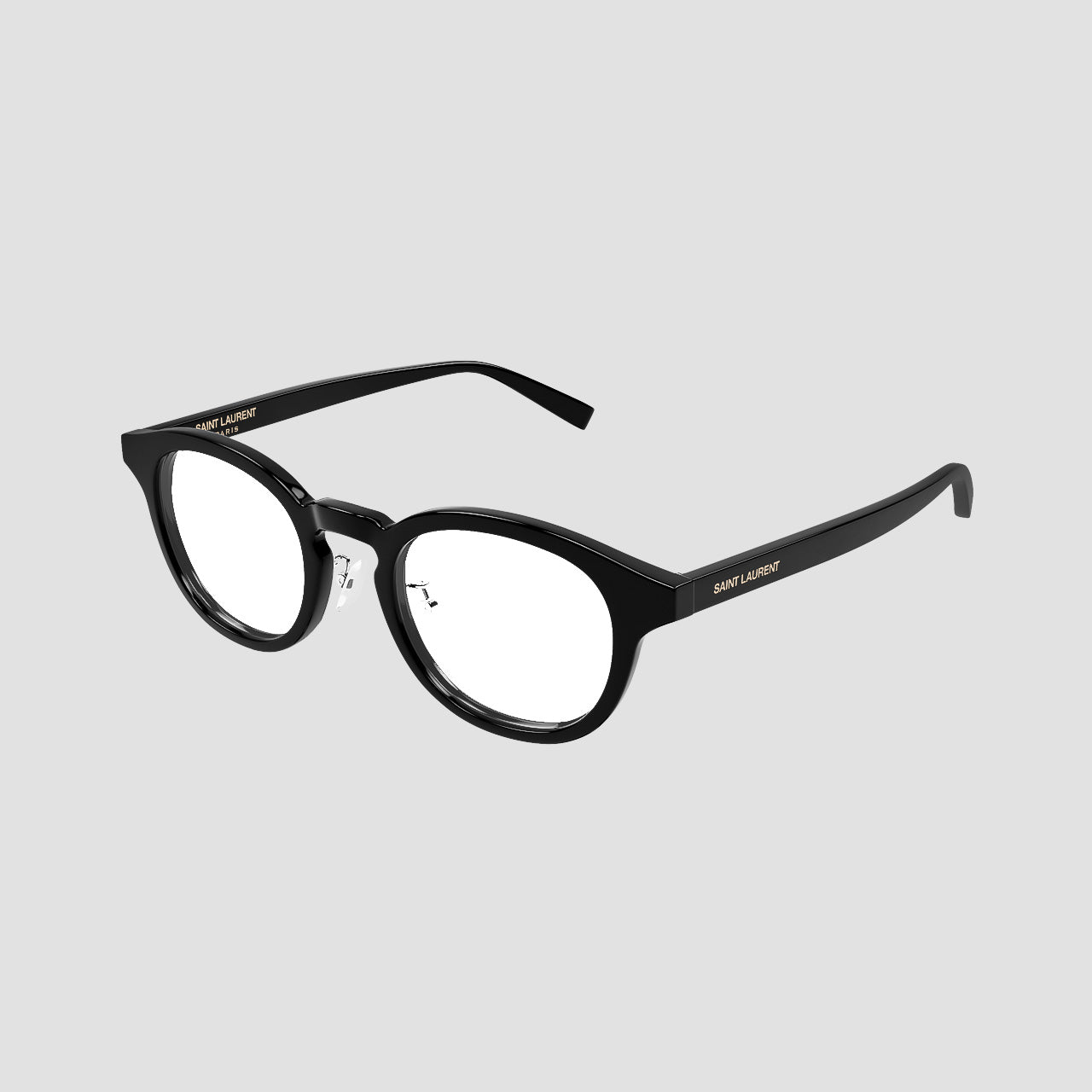 Saint Laurent SL 907/F 001 Black Round Eyeglasses