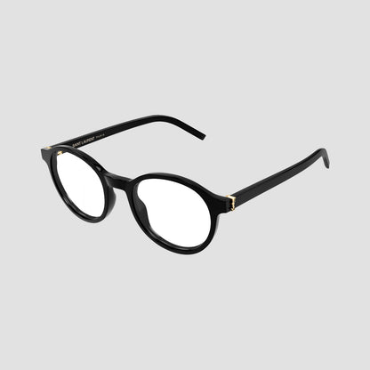 Saint Laurent SL M163 001 Black Round Eyeglasses