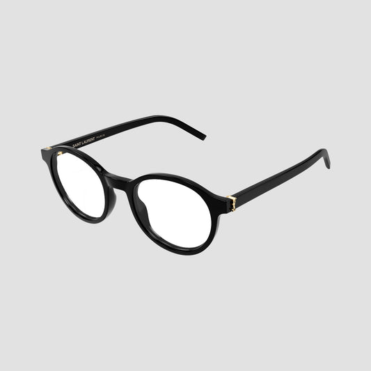 Saint Laurent SL M163 001 Black Round Eyeglasses