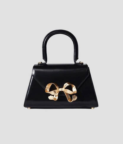 SELF-PORTRAIT MINI BOW BAG WITH GOLD HARDWARE