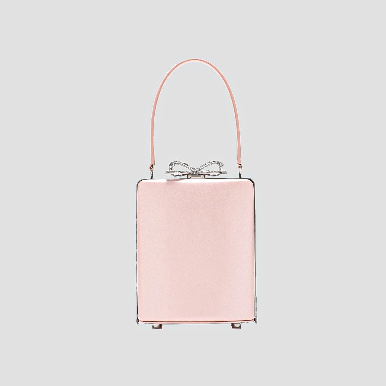 Self-Portrait Pink Leather Tote Bag SS25-325-P